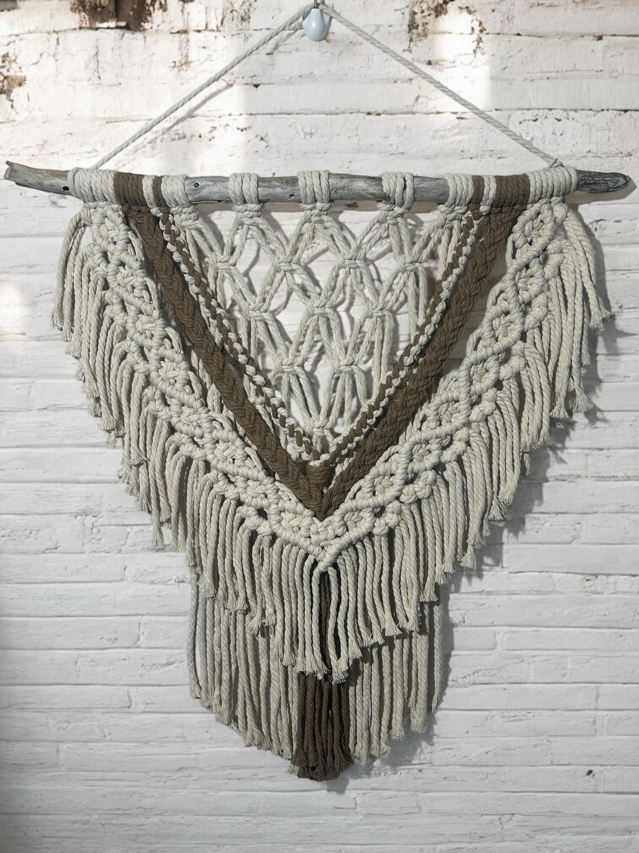 Earthy Elegance - Macrame Wall Hanging