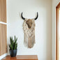 "Soul of the West" - Macrame Skull Wall Hanging