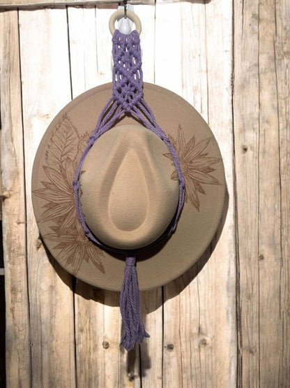 Diamond Singles Macrame Hat Hanger