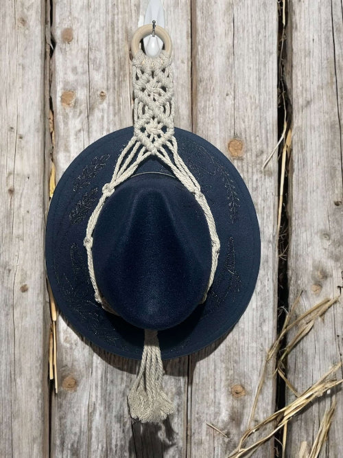 Diamond Singles Macrame Hat Hanger