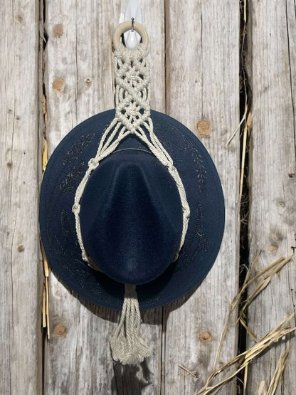 Diamond Singles Macrame Hat Hanger