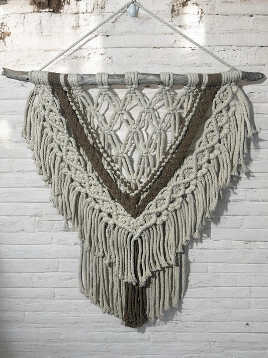 Earthy Elegance - Macrame Wall Hanging
