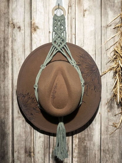 Diamond Singles Macrame Hat Hanger