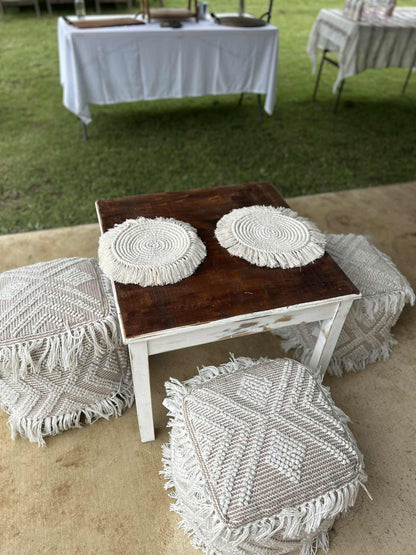Boho Bloom Macrame Placemat