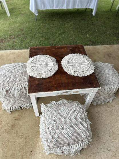 Boho Bloom Macrame Placemat