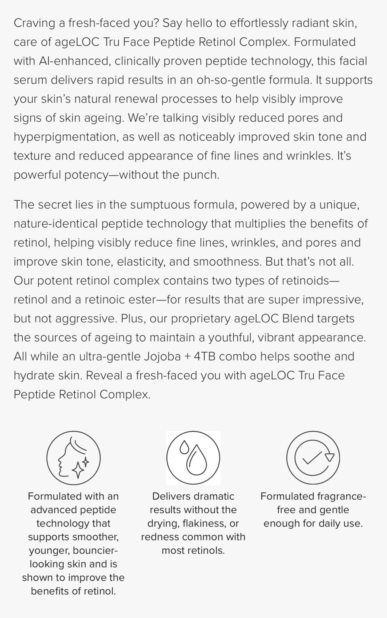 Peptide Retinol Complex