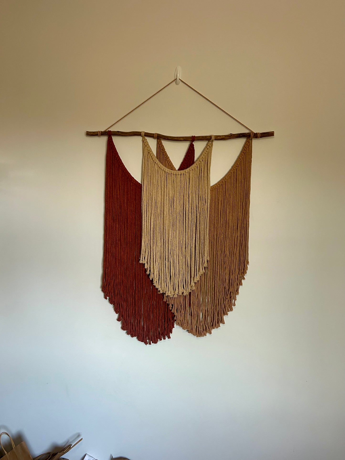 “Sunset Layers” – Macrame Wall Hanging