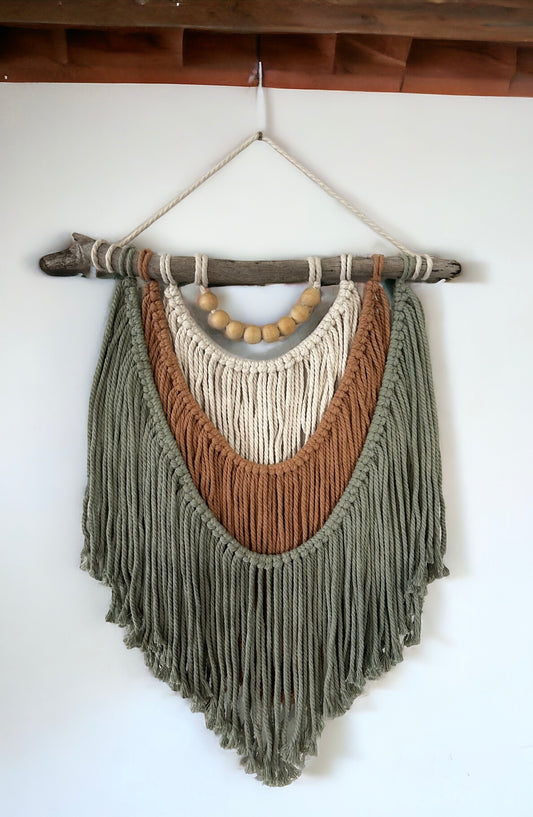 “Woodland Serenity” Macrame Wall Hanger!