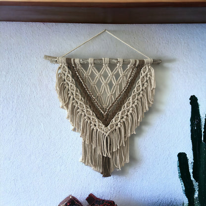 Earthy Elegance - Macrame Wall Hanging