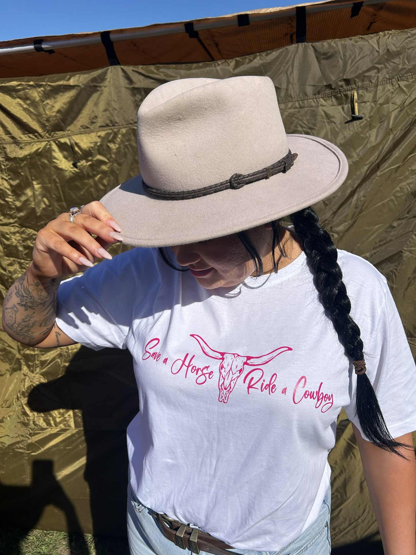 "Save a Horse, Ride a Cowboy" Tee
