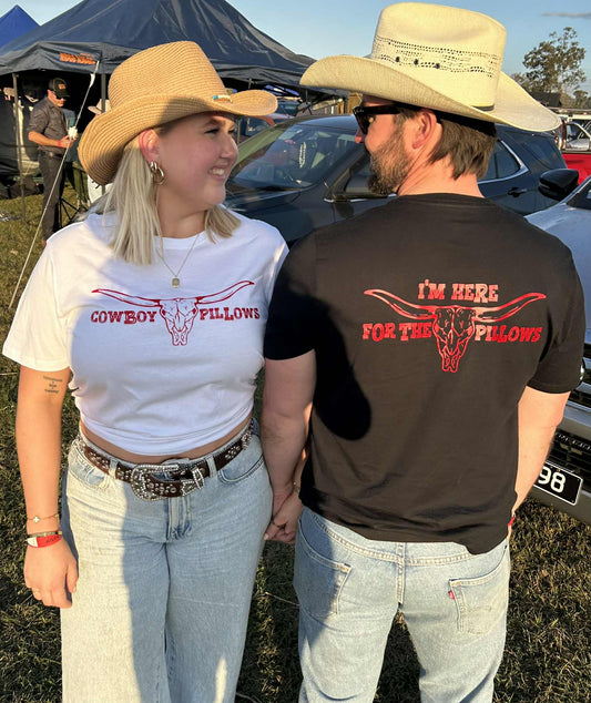 "Im Here for the Pillows" Tee