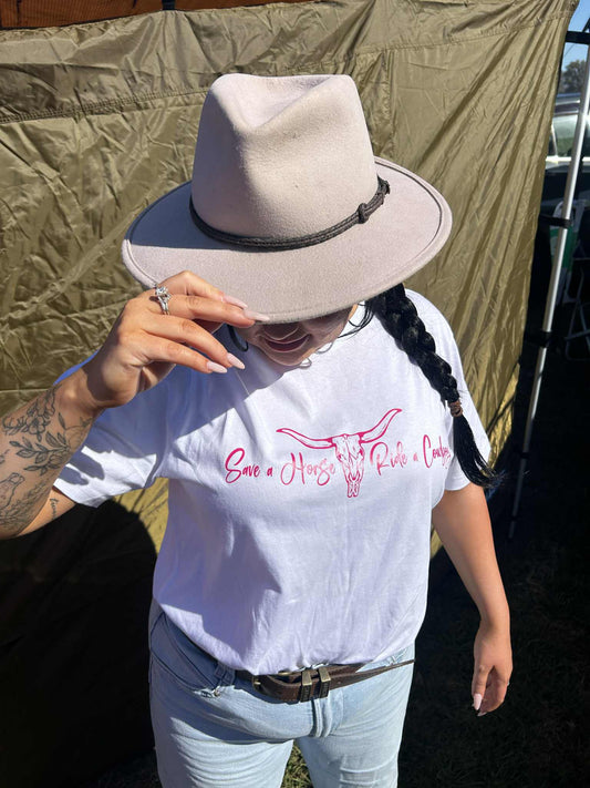 "Save a Horse, Ride a Cowboy" Tee
