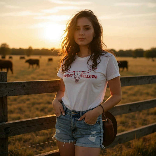 "Cowboy Pillows" Tee